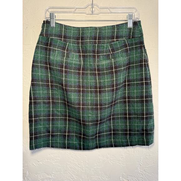 Merona wool plaid skirt womens 4 twee academia preppy clueless kawaii y2k - Picture 3 of 7